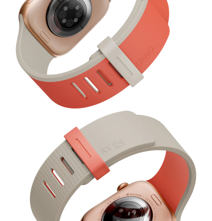 Ремешок Uniq для Apple Watch 44/45/46/49mm Revix IV Reversible Magnetic Coral Quartz / Beige