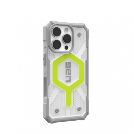 Защитный чехол UAG Pathfinder Clear Magsafe iPhone 16 Pro Active Neon