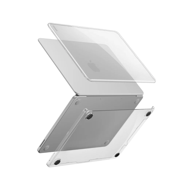 Чехол-накладка Uniq VERO для MacBook Neo 13 (2026) Crystal Clear