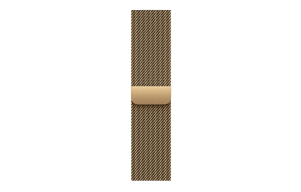 Часы Apple Watch Series 12 42mm Radiant Gold Titanium Case with Radiant Gold Milanese Loop (GPS + LTE)