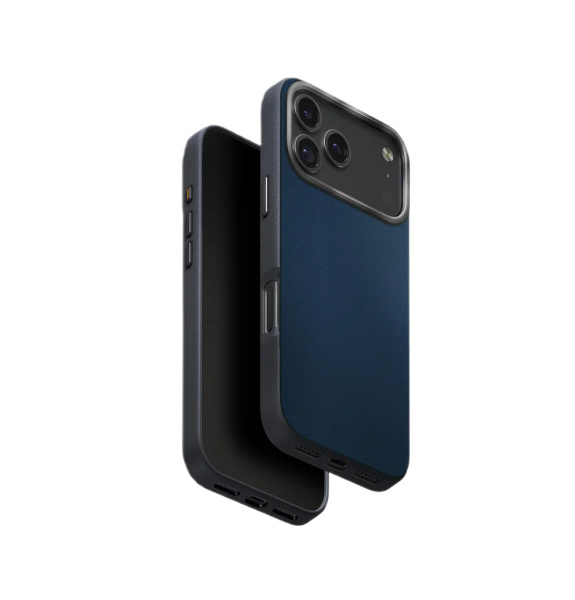 Защитный чехол UNIQ Lyden DS (MagSafe) для iPhone 17 Pro Steel Blue/Charcoal