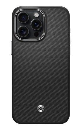 Защитный чехол Spigen Magnetic Enzo Aramid для iPhone 15 Pro Matte Black Защитный чехол Spigen Magnetic Enzo Aramid для iPhone 15 Pro Matte Black
