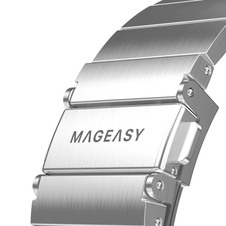 Ремешок SwitchEasy Maestro Stainless Steel Band для Apple Watch 42/44/45/49mm Silver