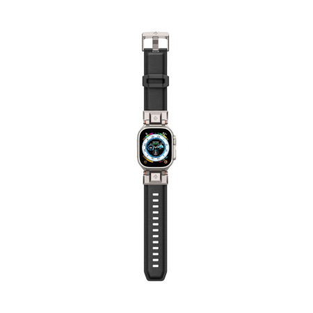 Ремешок Spigen Durapro Armor PU для Apple Watch 42/44/45/49мм Black