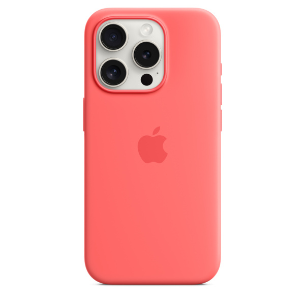 Чехол Apple iPhone 15 Pro Silicone Case with MagSafe Guava