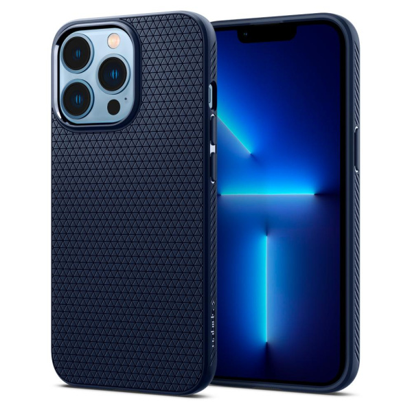 Защитный чехол Spigen Liquid Air для iPhone 13 Pro Navy Blue Защитный чехол Spigen Liquid Air для iPhone 13 Pro Navy Blue