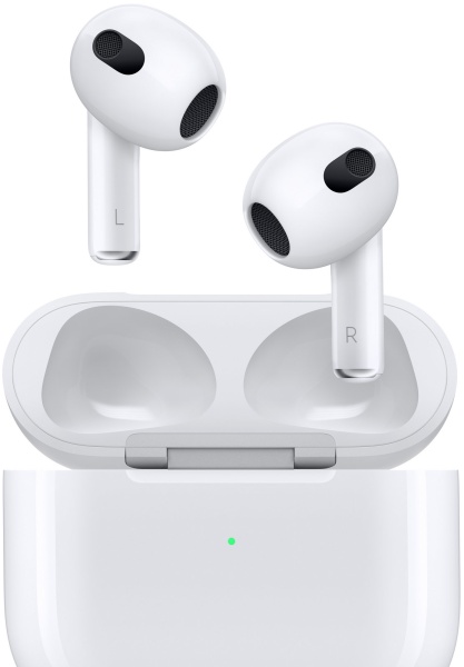 Беспроводные наушники Apple AirPods (3-е поколение) в футляре с беспроводной зарядкой MagSafe MME73