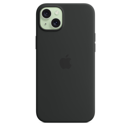 Чехол Apple iPhone 15 Plus Silicone Case with MagSafe Black