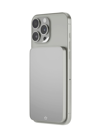 Внешний аккумулятор VLP Diamond Energy MagSafe Qi2 5000mAh USB-C Natural Titanium
