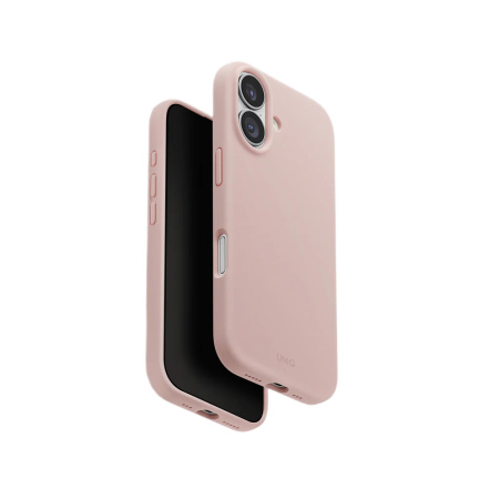 Защитный чехол UNIQ LINO (MagSafe) для iPhone 17 Blush Pink