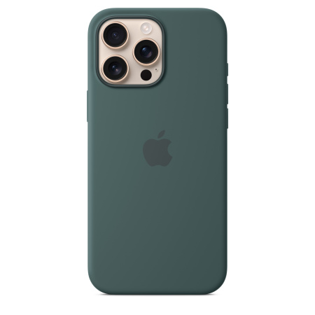 Чехол Apple iPhone 16 Pro Max Silicone Case with MagSafe Lake Green