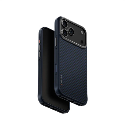 Защитный чехол UNIQ KEVA Kevlar (MagSafe) для iPhone 17 Pro Max Trance Blue