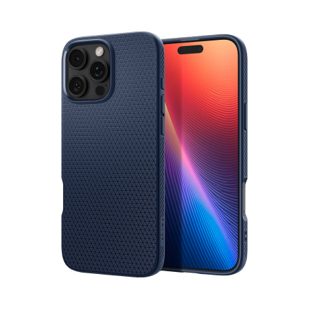 Защитный чехол Spigen Liquid Air для iPhone 16 Pro Navy Blue