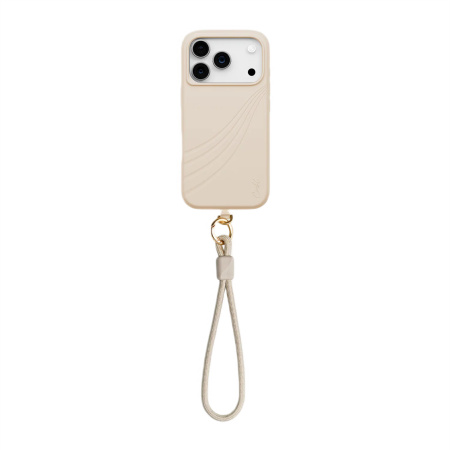 Защитный чехол UNIQ COEHL SERINA Strap (MagSafe) для iPhone 17 Pro Milk Sand