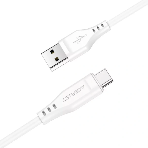 Кабель ACEFAST C3-04 USB-A to USB-C 1,2m White