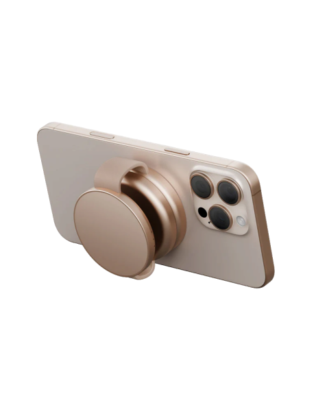 Беспроводное зарядное устройство Energea AluMag Trio 3in1 Foldable Qi2 Aluminium Wireless MagSafe 22.5W Gold