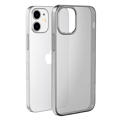 Чехол HOCO Light Series TPU для iPhone 12 mini Transparent Black Чехол HOCO Light Series TPU для iPhone 12 mini Transparent Black