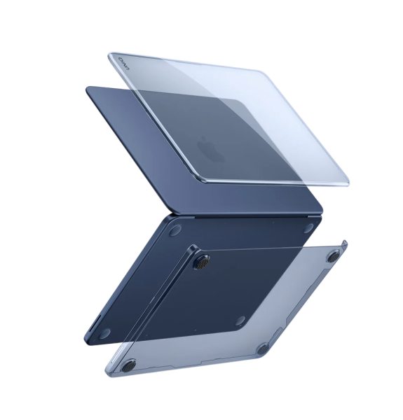 Чехол-накладка Uniq VERO для MacBook Neo 13 (2026) Tinted Indigo