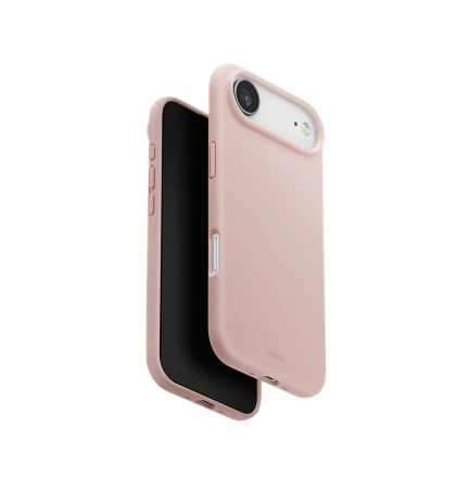 Защитный чехол UNIQ Lino (Magsafe) для iPhone Air Blush Pink Защитный чехол UNIQ Lino (Magsafe) для iPhone Air Blush Pink