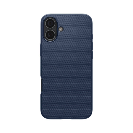 Защитный чехол Spigen Liquid Air для iPhone 16 Navy Blue