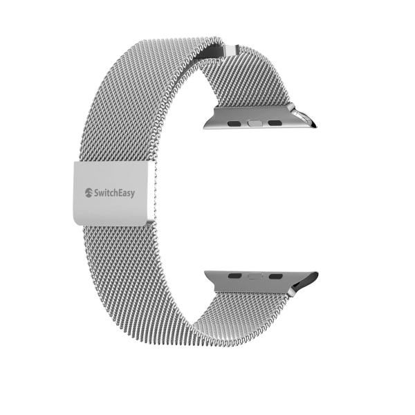 Ремешок Switcheasy Mesh Stainless Steel Apple Watch Loop для Apple Watch 38/40/41mm Silver