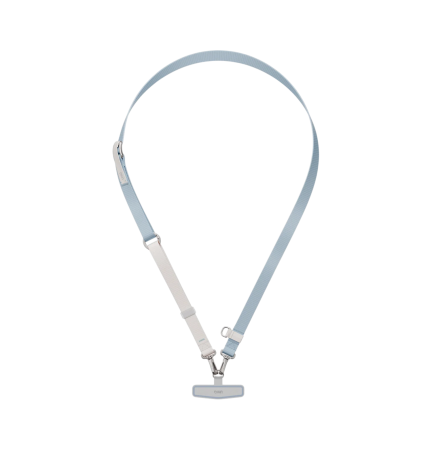Ремешок на шею/руку Uniq Vista Flex 2-in-1 Lanyard and Handstrap Breeze Blue/Mist Grey