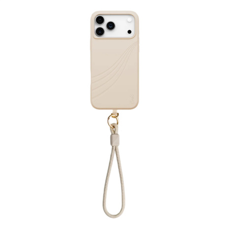 Защитный чехол UNIQ COEHL SERINA Strap (MagSafe) для iPhone 17 Pro Max Milk Sand