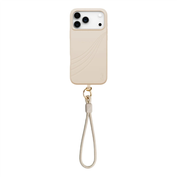 Защитный чехол UNIQ COEHL SERINA Strap (MagSafe) для iPhone 17 Pro Max Milk Sand
