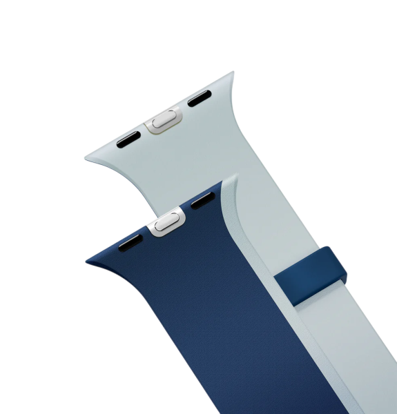 Ремешок Uniq для Apple Watch 44/45/46/49mm Revix IV Reversible Magnetic Marine Blue / Pale Aqua
