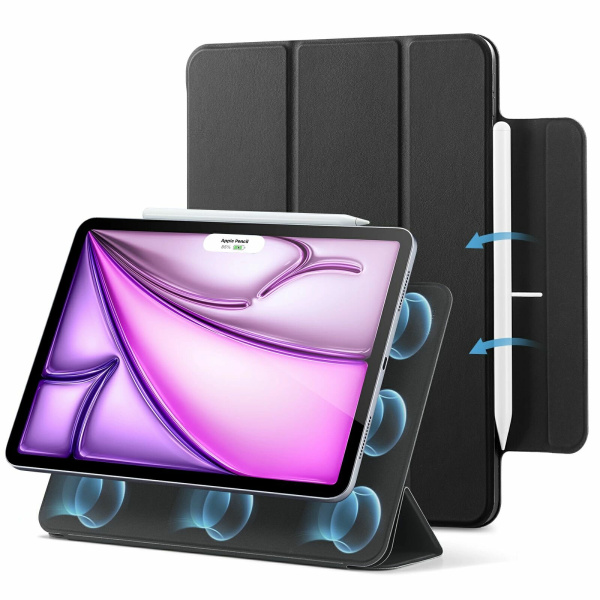 Чехол ESR для iPad Air 13 (2024/2025) / Pro 12.9 (2020/2021/2022) Rebound Magnetic Black