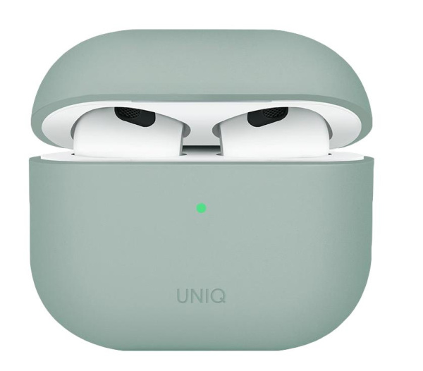Чехол Uniq LINO Liquid Silicone для AirPods 4 Iceplant Green