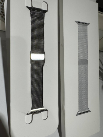 Ремешок для Apple Watch Silver Milanese Loop 41mm Б/У