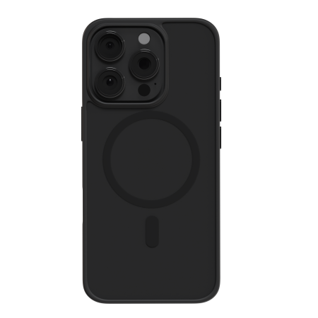 Защитный чехол AceCase Soft Rim Black Titanium для iPhone 16 Pro