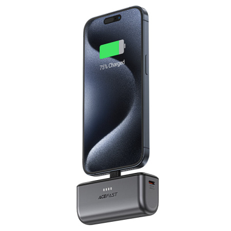 Внешний аккумулятор ACEFAST M9 5000 mAh PD 20W USB-C Black Внешний аккумулятор ACEFAST M9 5000 mAh PD 20W USB-C Black