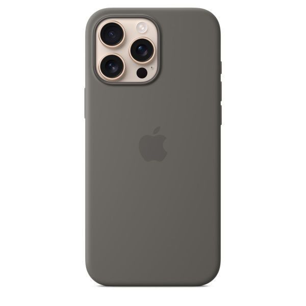 Чехол Apple iPhone 16 Pro Max Silicone Case with MagSafe Stone Gray (Вскрытая упаковка