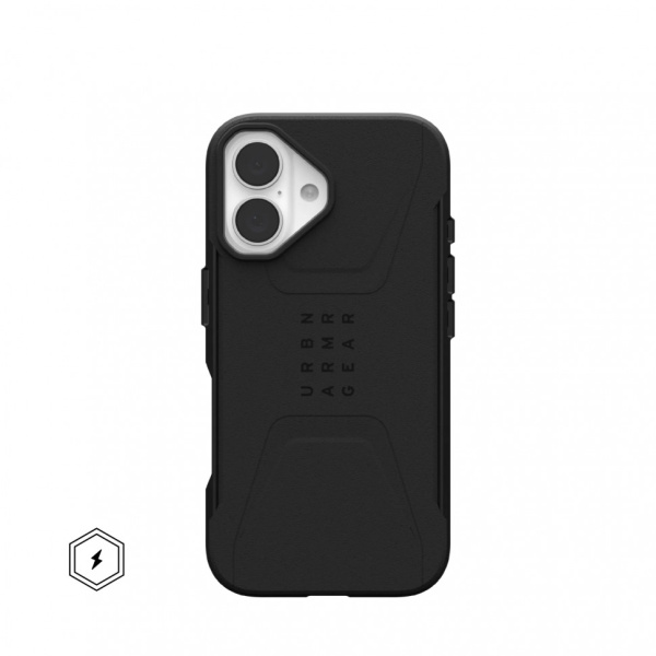 Защитный чехол UAG Civilian Magsafe iPhone 16 Black