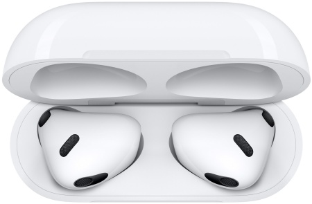 Беспроводные наушники Apple AirPods (3-е поколение) в футляре с беспроводной зарядкой MagSafe MME73