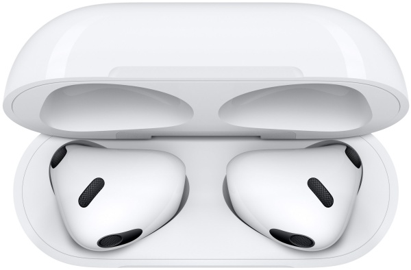 Беспроводные наушники Apple AirPods (3-е поколение) в футляре с беспроводной зарядкой MagSafe MME73