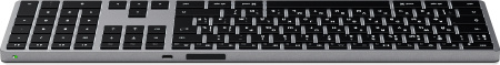 Беспроводная клавиатура Satechi Slim X3 Bluetooth Keyboard с русской раскладкой Space Gray