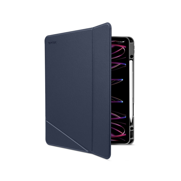 Чехол Tomtoc Inspire B50 Tri mode Case для iPad Pro 12.9 (2021/2022) Dark Blue