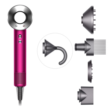 Фен для волос Dyson Supersonic HD07 Fuchsia/Nickel