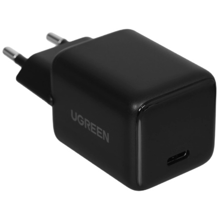 Сетевое зарядное устройство UGREEN X513 (65007) 30W USB-C GaN Fast Charger EU Черный