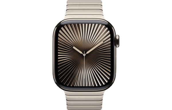 Часы Apple Watch Series 10 42mm Natural Titanium Case with Natural Link Bracelet (GPS + LTE)