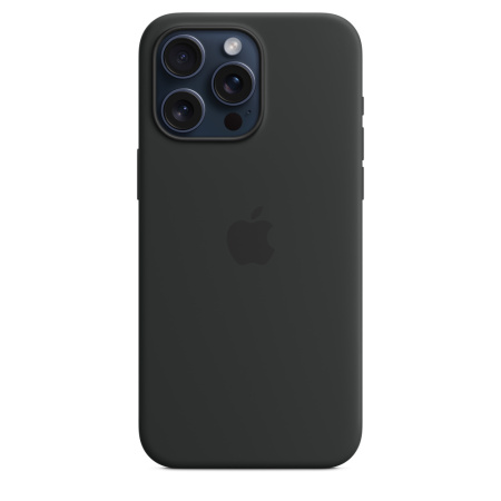 Чехол Apple iPhone 15 Pro Max Silicone Case with MagSafe Black