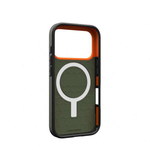 Чехол UAG Civilian Magsafe для iPhone 17 Pro Olive/Orange