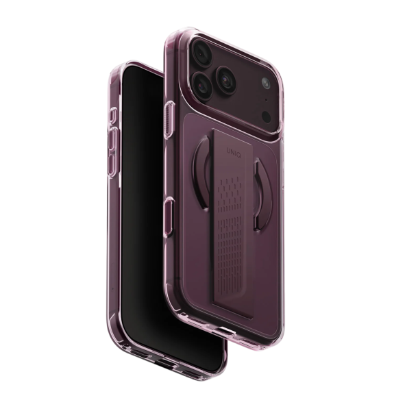 Защитный чехол Uniq для iPhone 17 Pro/18 Pro Uniq Heldro Air with FlexGrip (Magsafe) Velvet Burgundy