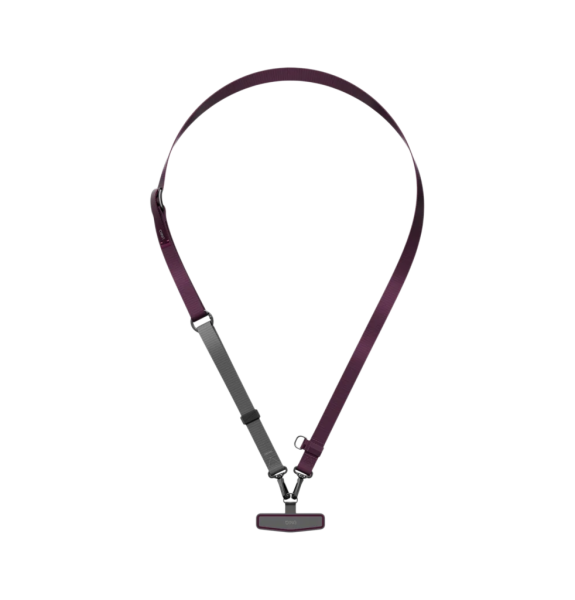Ремешок на шею/руку Uniq Vista Flex 2-in-1 Lanyard and Handstrap Burgundy/Slate Grey