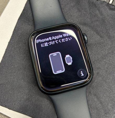 Apple Watch Series 9 45mm Midnight Aluminum Case with Midnight Sport Band (GPS) (размер M/L) Б/У