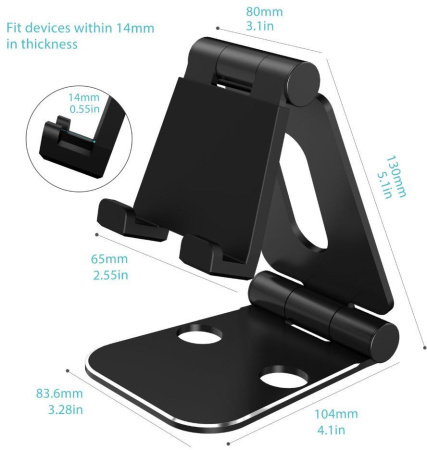 Универсальная подставка Syncwire Tablet Stand Black Универсальная подставка Syncwire Tablet Stand Black