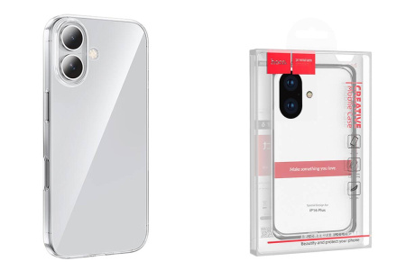Защитный чехол HOCO Light Series для iPhone 16e Transparent